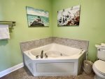 Attached Master Bathroom - Stand In Shower & Jacuzzi Tub